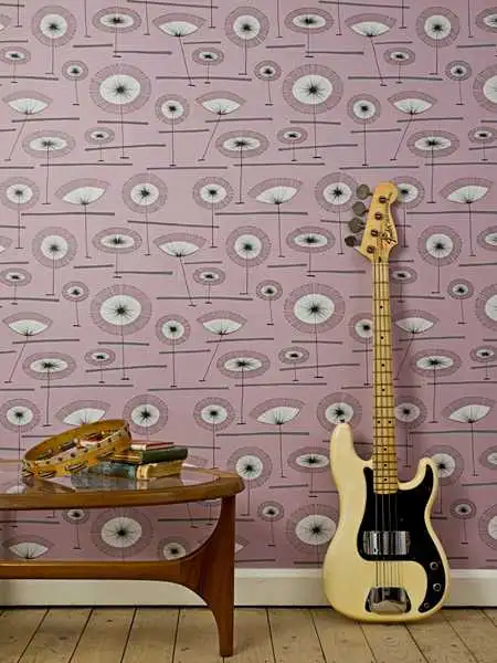 grasslands, col.06 - Blumen - Kreise - Anthrazit - Grau - Rosa - Schwarz - Weiß - MissPrint