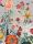 Jardin Gris - Blumen - Blätter - Großmotiv - Tier Tapeten - Grau - Multicolor - Domestic