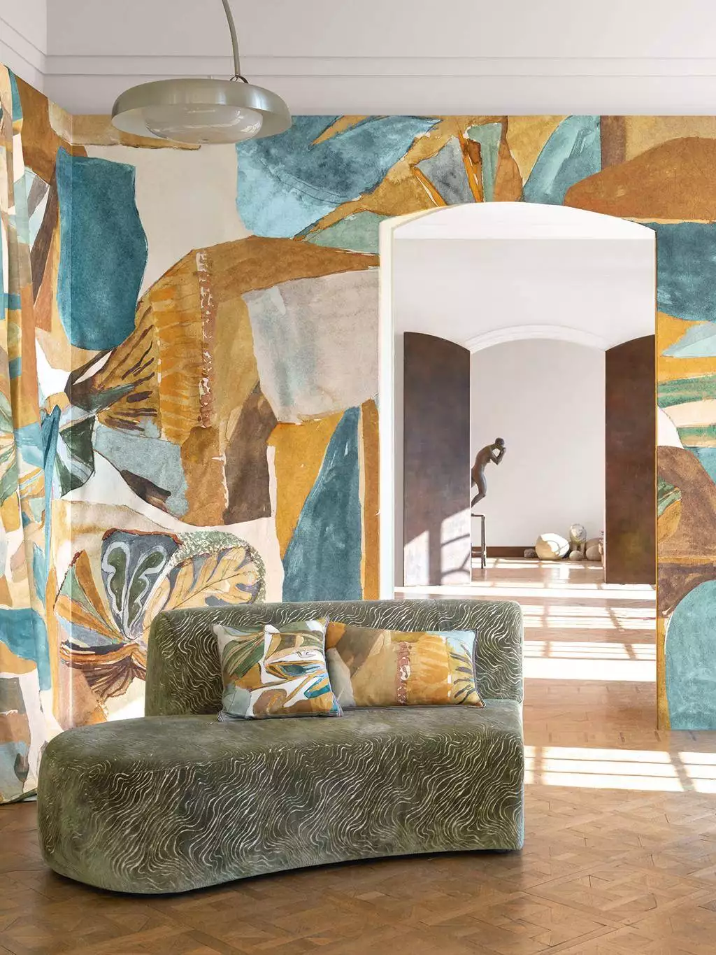 Jardin Dansé, col. 06 - Collage - FotoTapeten - Moderne Muster - Multicolor - Casamance