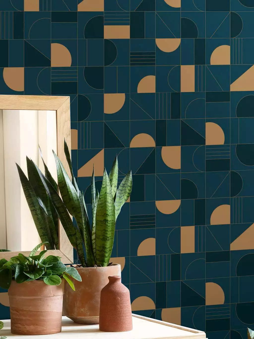 Puzzle Labyrinth, col. 05 - Kreise - Blau - Gold - Grau - Caselio