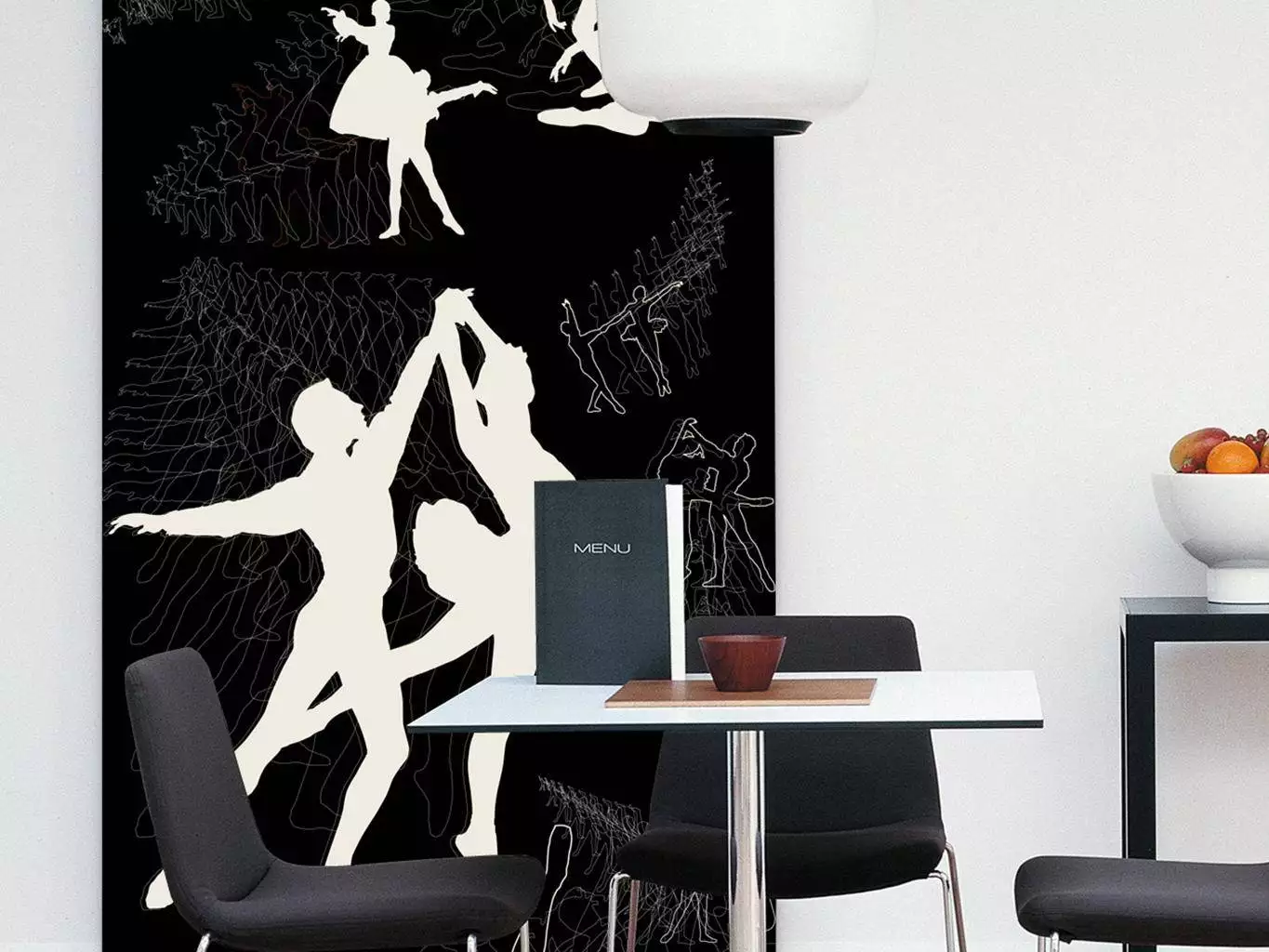 Panel Ballet - Figuren - Schwarz und Weiß - Sabine Röhse