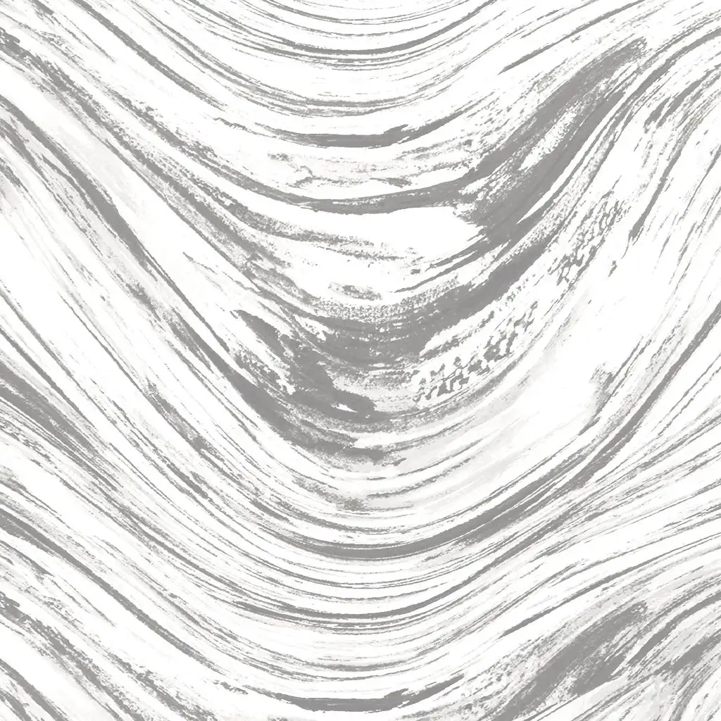 Agata, grey/ivory - Wellen - Grau - Silber - Weiß - Clarke & Clarke