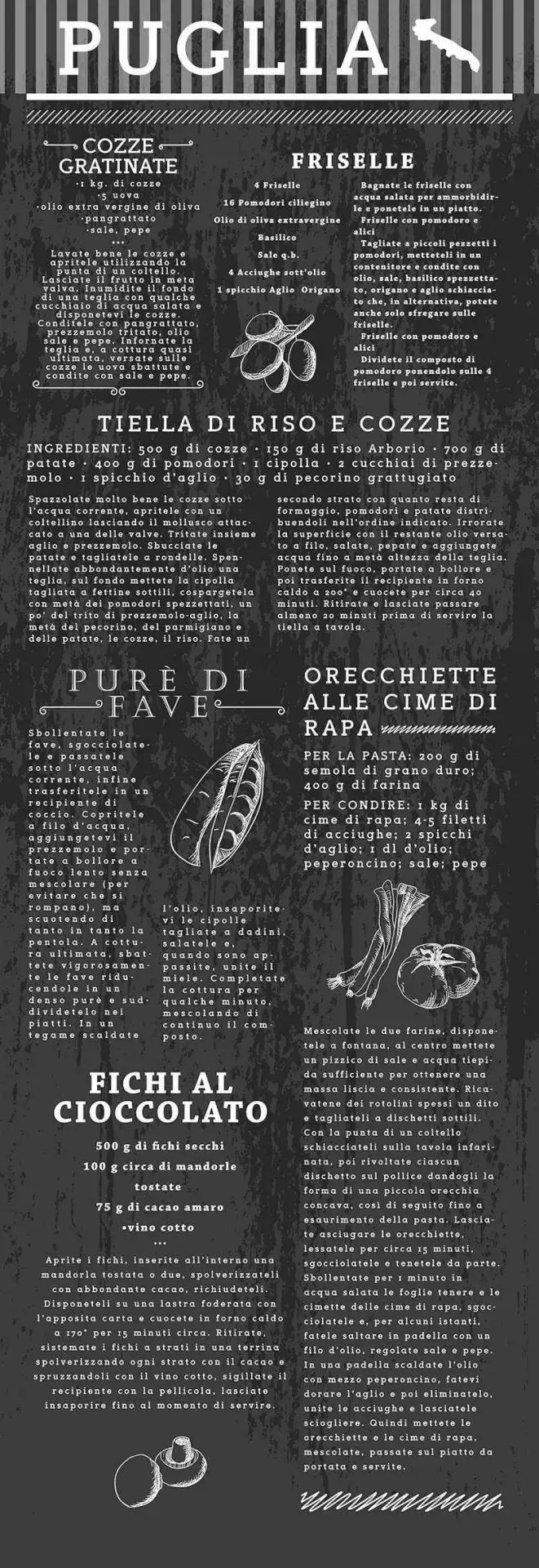 Apulia Edition - Text - Grau - Schwarz - Weiß - TapetenAgentur