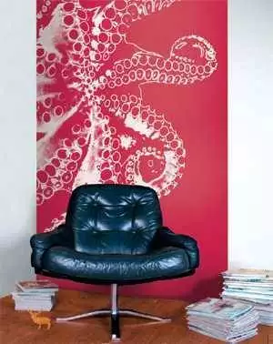 Octopus, rosso - Tiere - Rot - Weiß - Malz & Malz