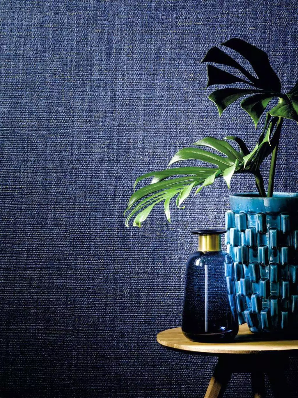 Carioca, col. 02 - Blau - Ocker - Casamance