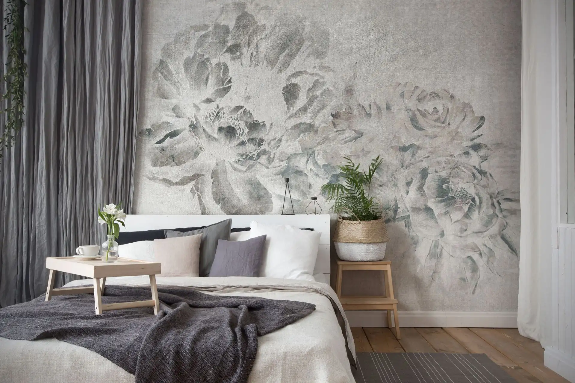 Plumier, white - Blumen - Weiß - Tecnografica