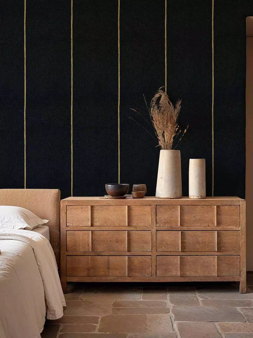 Yuki, coal - Streifen - Hellbraun - Schwarz - COORDONNÈ