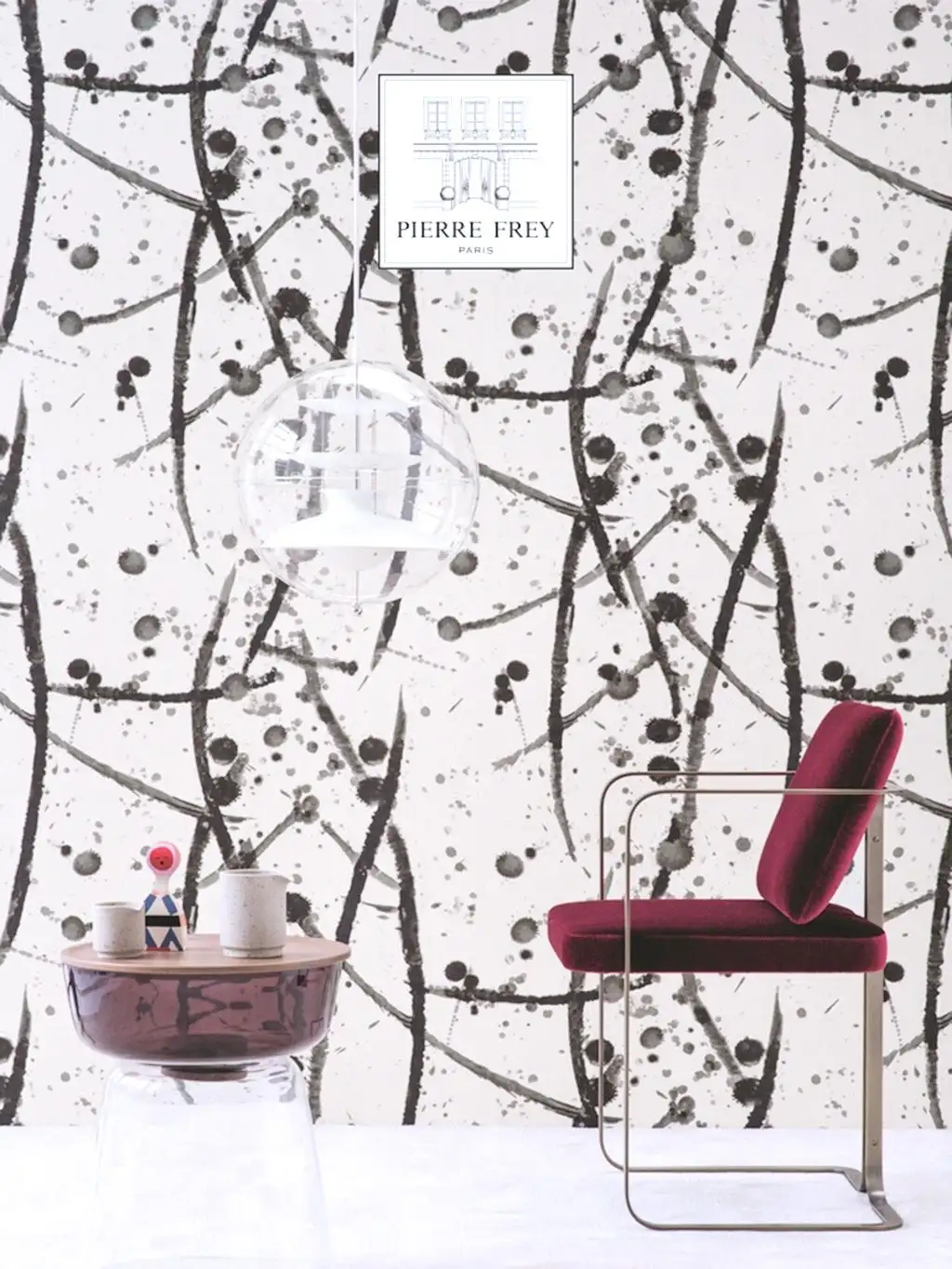 Leo Noir - Graphisch - Schwarz und Weiß - PIERRE FREY GmbH