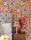 Bloom Wallpaper in Flamingo-Pink - Blumen - Blätter - Florale Muster - Multicolor - Wear the walls