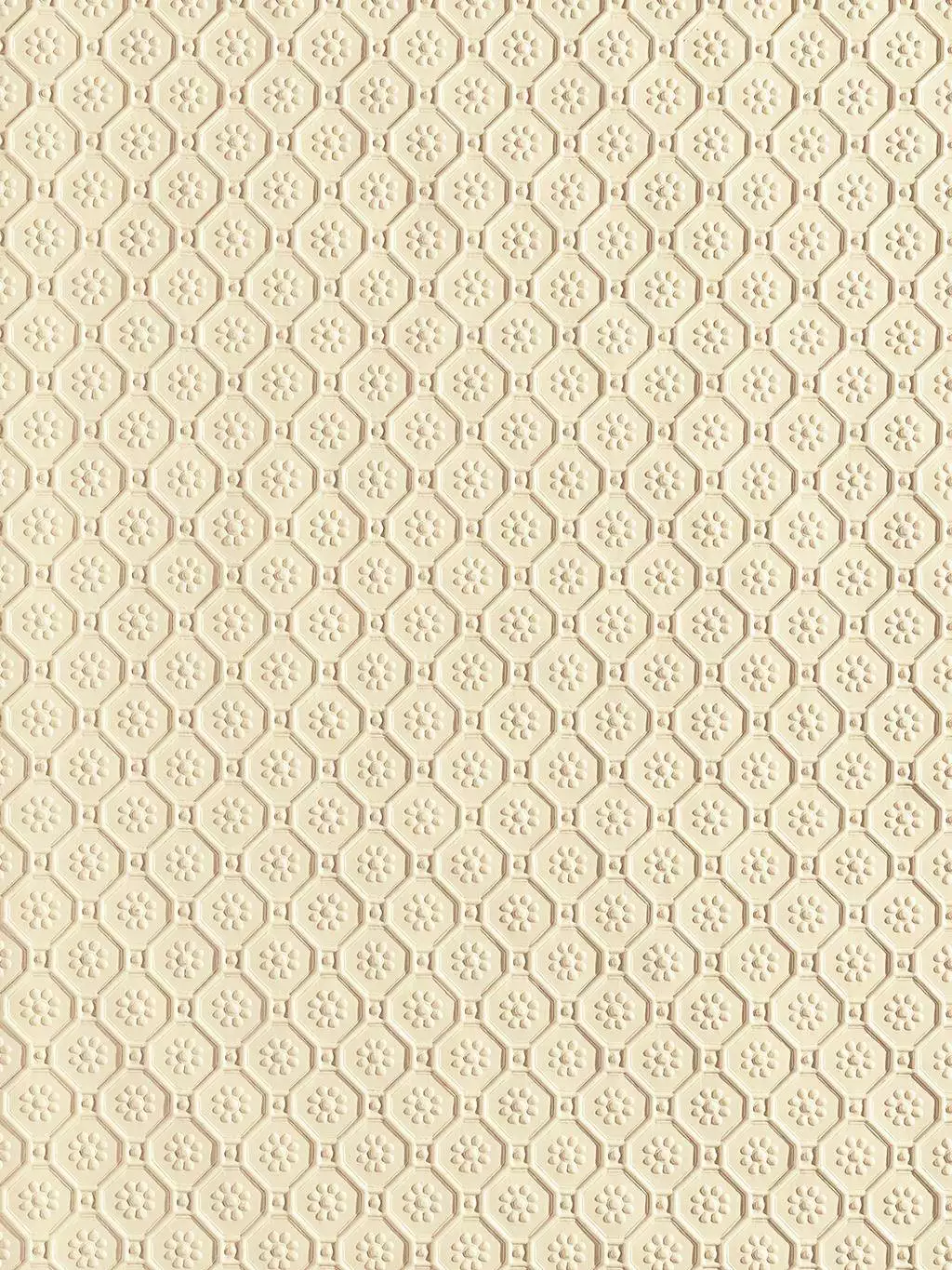 Byzantine - Blumen - Mosaik - Rauten - Creme - Lincrusta