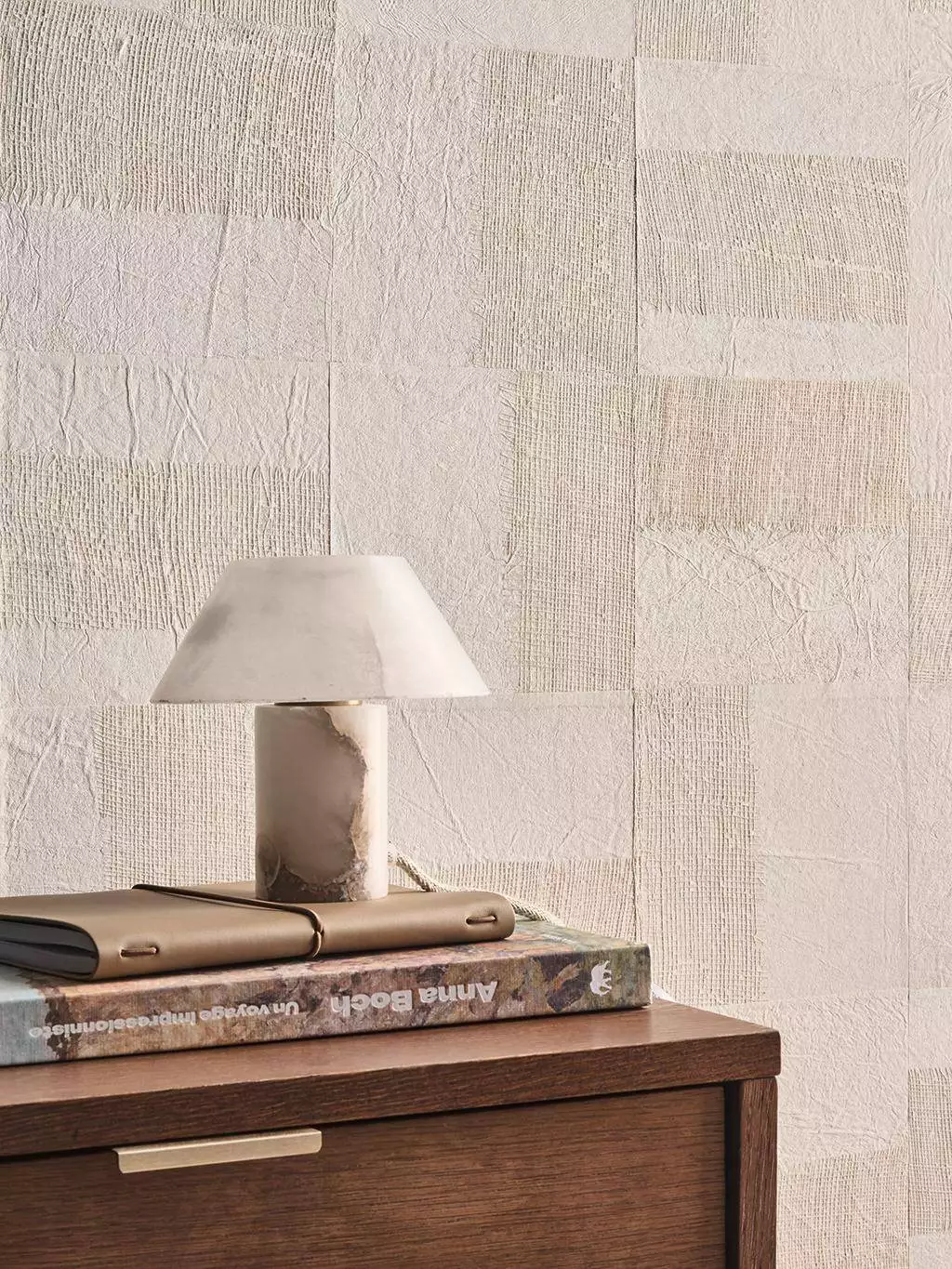 Intensify, col. 01 - Grafische Muster - Moderne Muster - Naturfaser - Textil & NaturTapeten - Creme - Hellbraun - OMEXCO