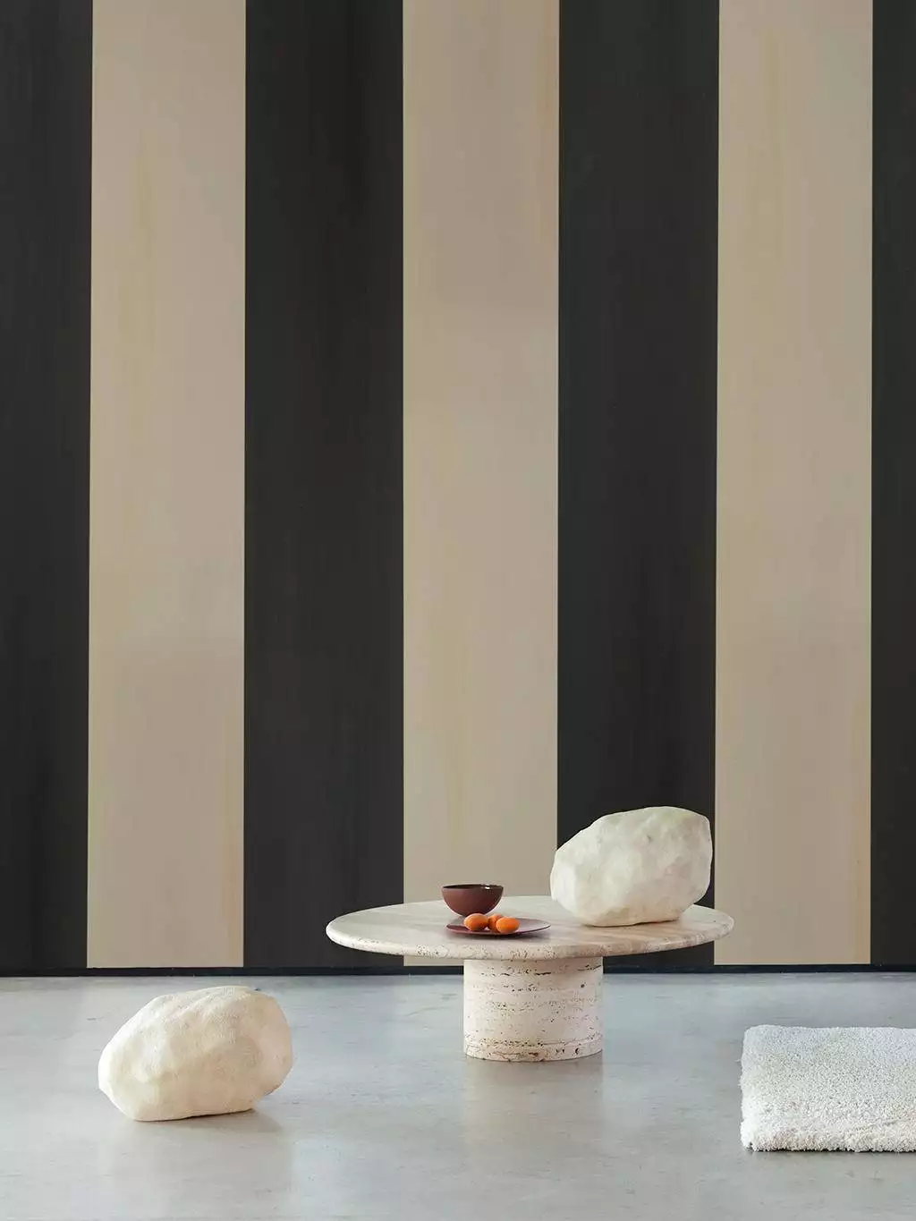 Philia | Khol - Blockstreifen - Streifen - Braun - Hellbraun - Custhom