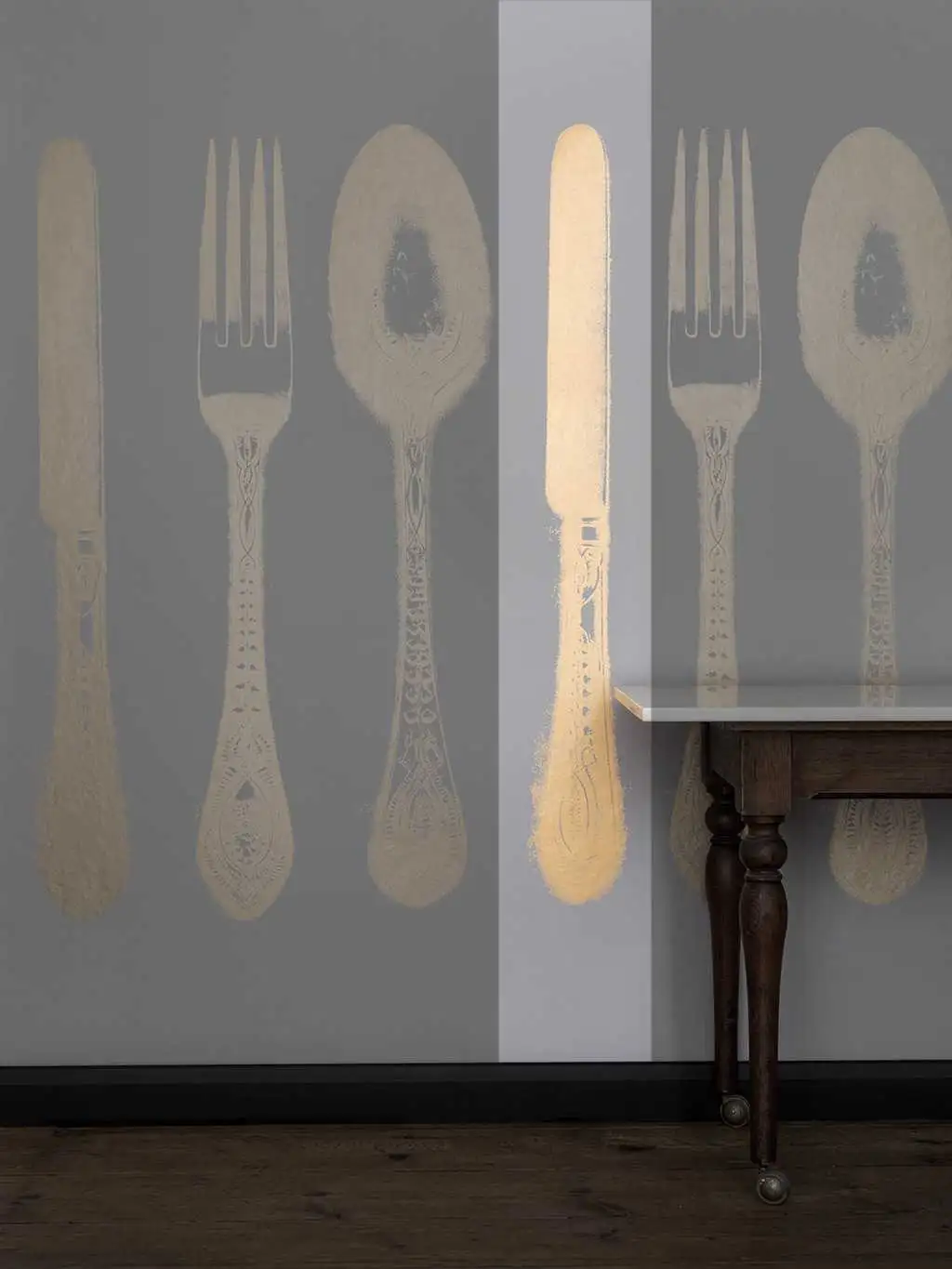 Small Knife - Gegenstände - Gold - Grau - Tracy Kendall