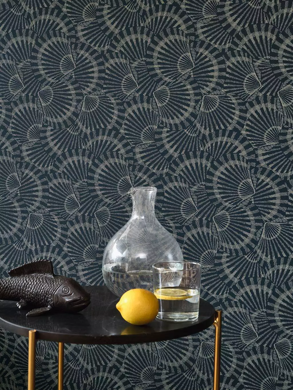 Saint Malo, col. 09 - Meer - Strandmotive - Blau - Creme - Casadeco