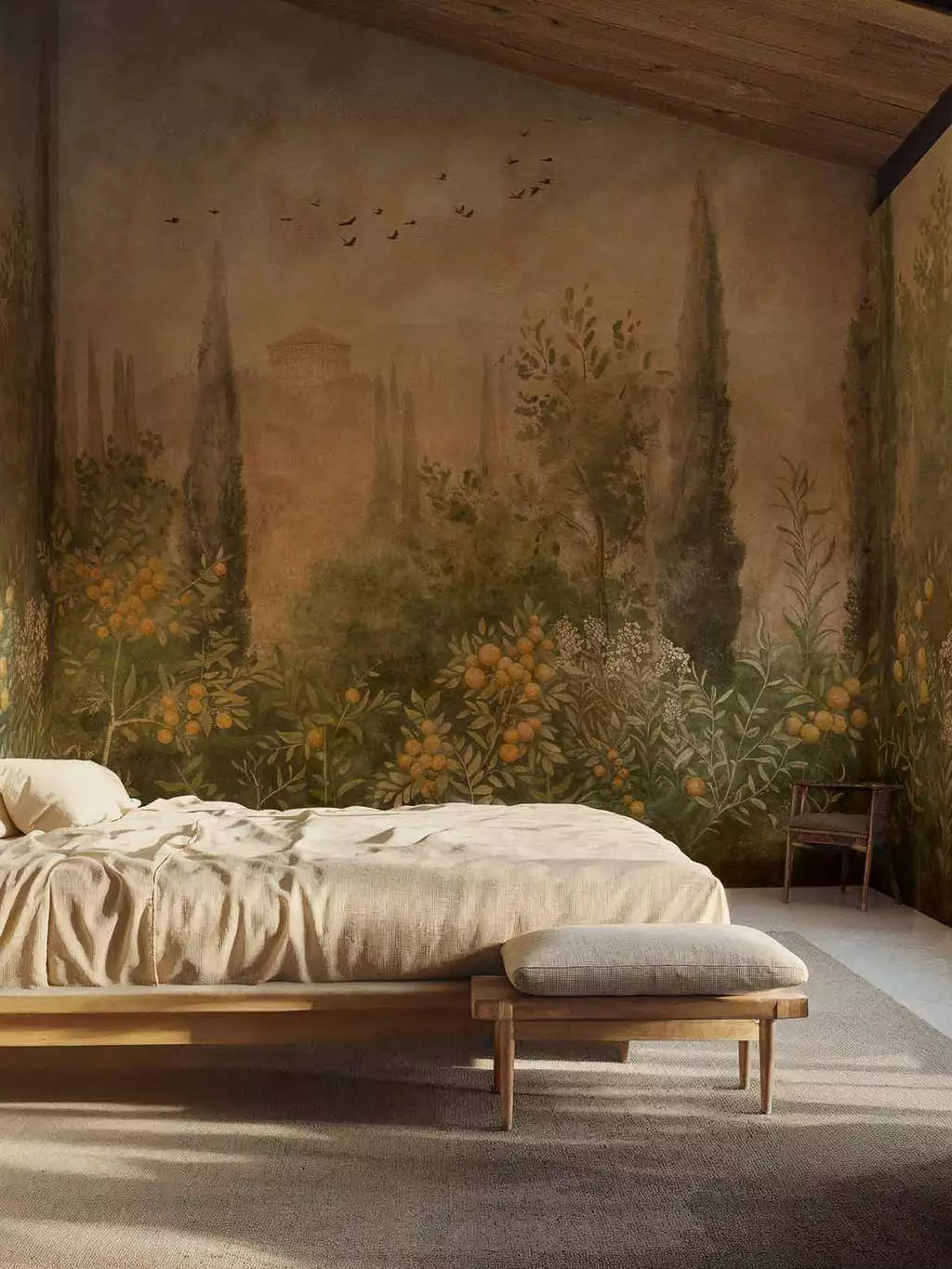 Frutetto Summer - Florale Muster - FotoTapeten - Großmotiv - Landschaft - Ranken - Wald - Multicolor - COORDONNÈ