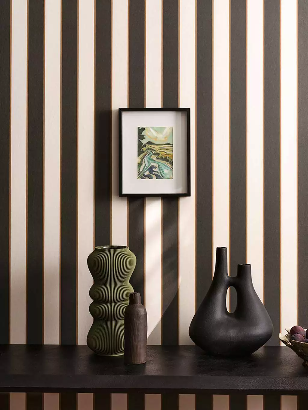 Orsin, col. 06 - Blockstreifen - Streifen - Braun - Schwarz - Schwarz und Weiß - ROMO