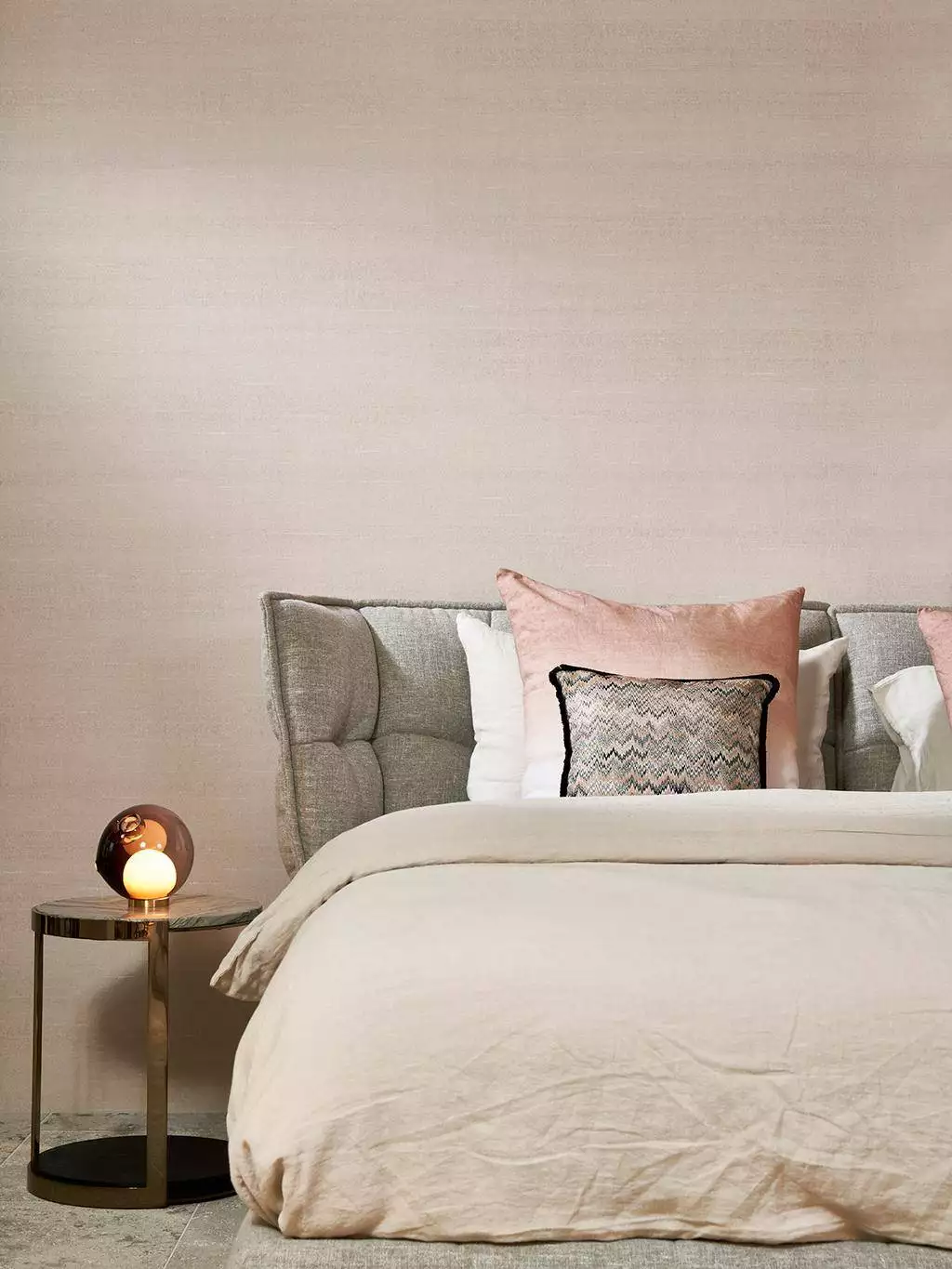 Latus col. 12 - Gewebe - Stofftapeten - Pastell - Rosa - ARTE