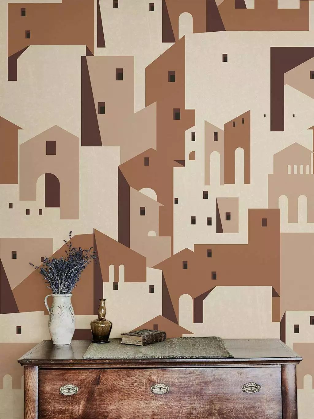 Brown Edition - Gebäude - Braun - Creme - 