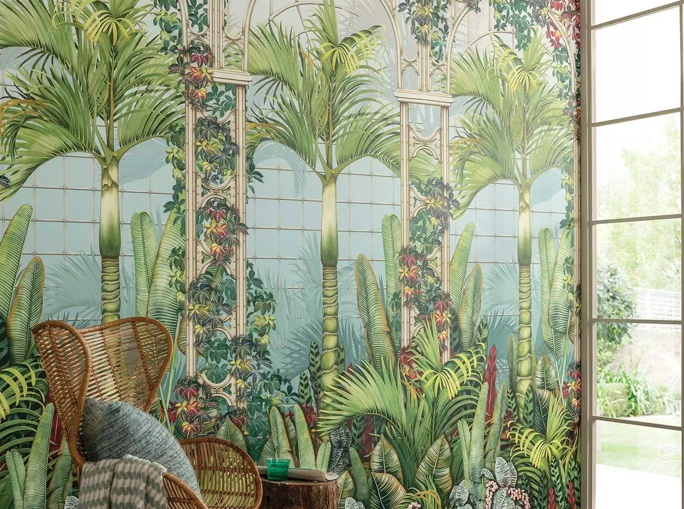 Palm House, col. 1 - Blätter - Bäume - Landschaft - Multicolor - Osborne & Little