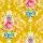 Shabby Chic, col.10 - Blumen - Ornamente Tapeten - Gelb - Multicolor - Essenza Home