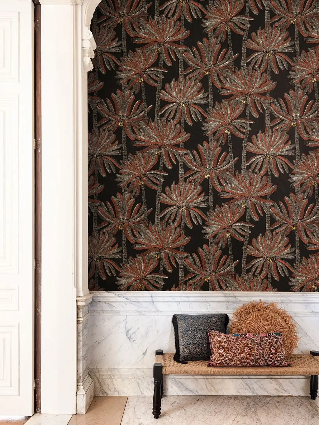 Palmary, Sierra - Blätter - Bäume - Braun - Gelb - Gold - Schwarz - Masureel