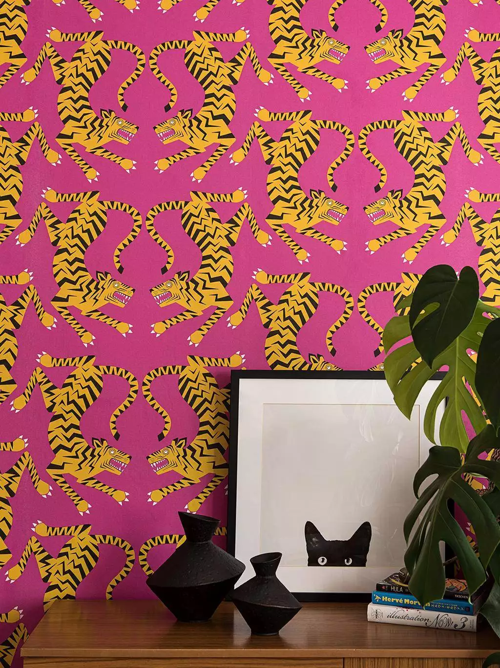 Tigers Trixie - Fauna - KinderTapeten - Moderne Muster - Tiere - Multicolor - MissPrint