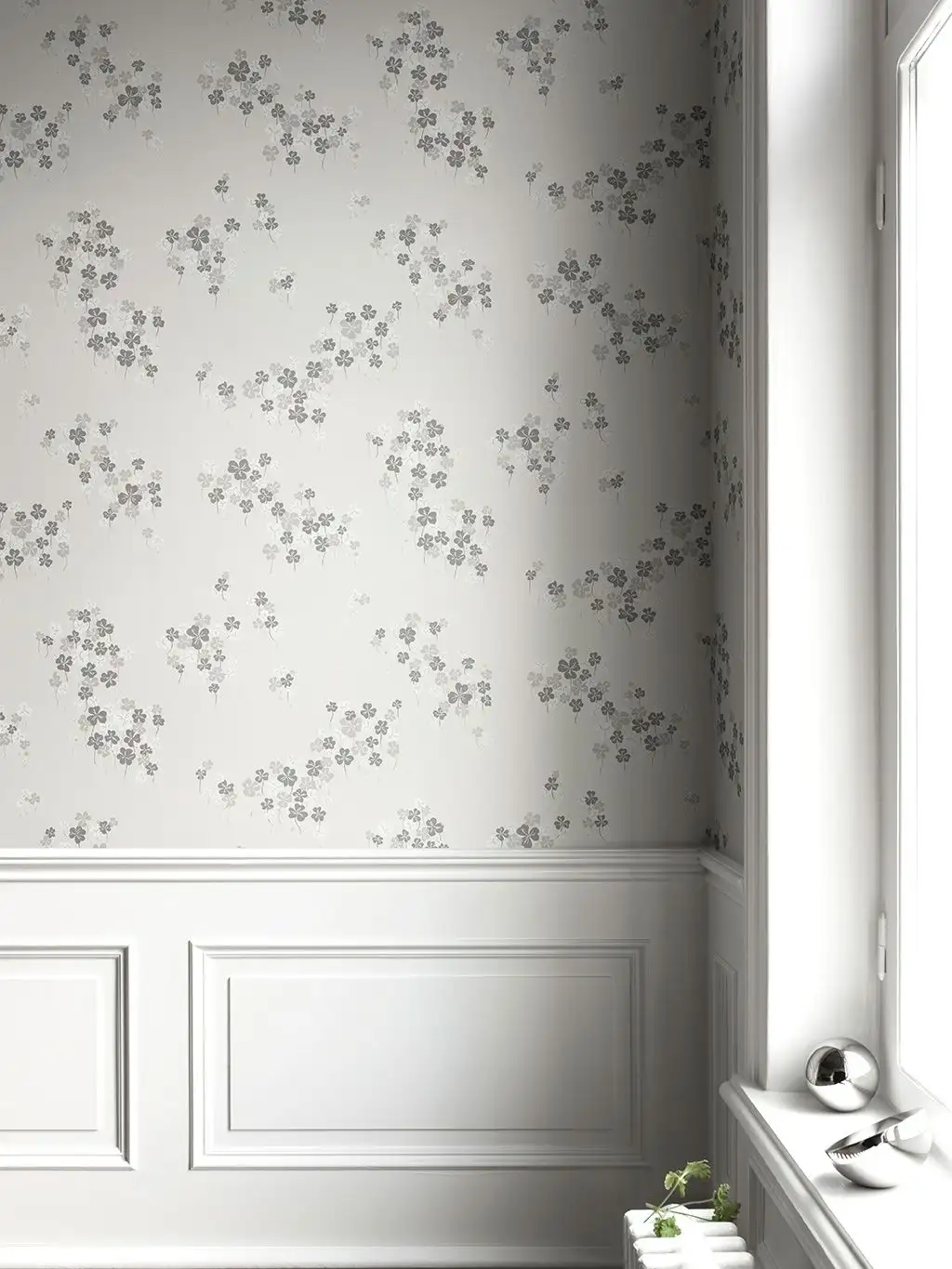 Harsyra, col. 1 - Blumen - Gold - Grau - Weiß - Emil Rotter