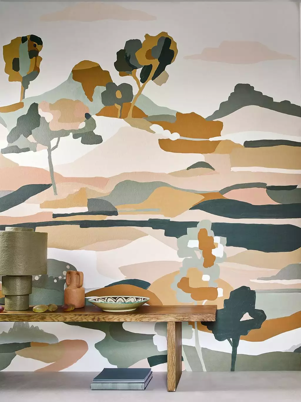 Le Bassin - Berge - Bäume - FotoTapeten - Landschaft - Multicolor - Casamance