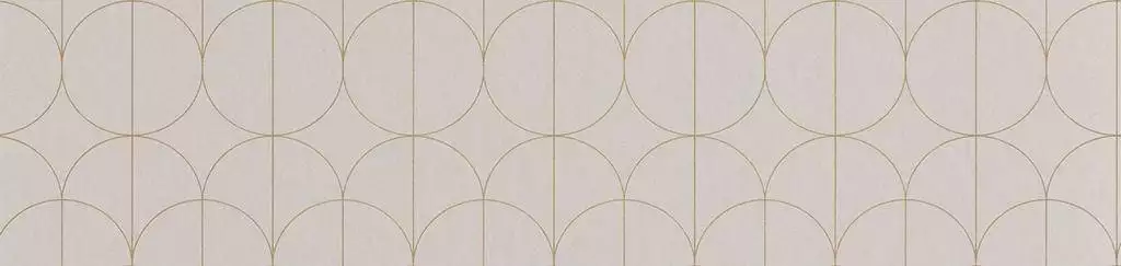 Reflet, col. 19 - Kreise - Creme - Gold - Casadeco