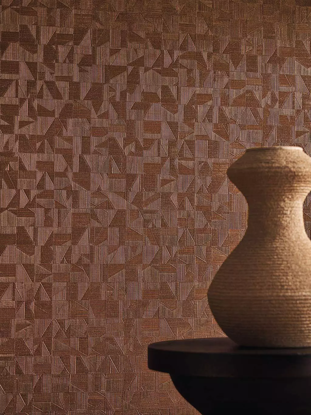 Tiznit, col. 60 - Grafische Muster - Moderne Muster - Braun - Casamance