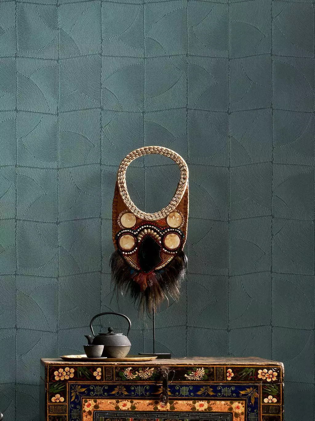 Manila Atlas, col. 30 - Moderne Muster - Türkis - ARTE