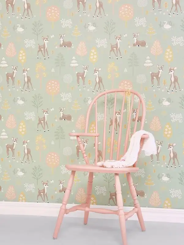 Golden woods, dusty green
