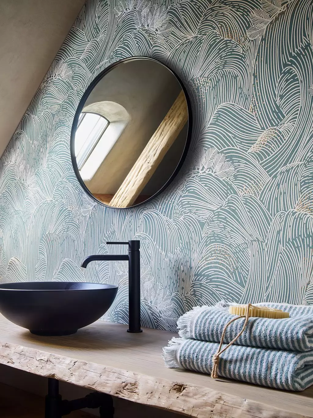 Mauree Haute, col. 02 - Wellen - Hellblau - Casamance