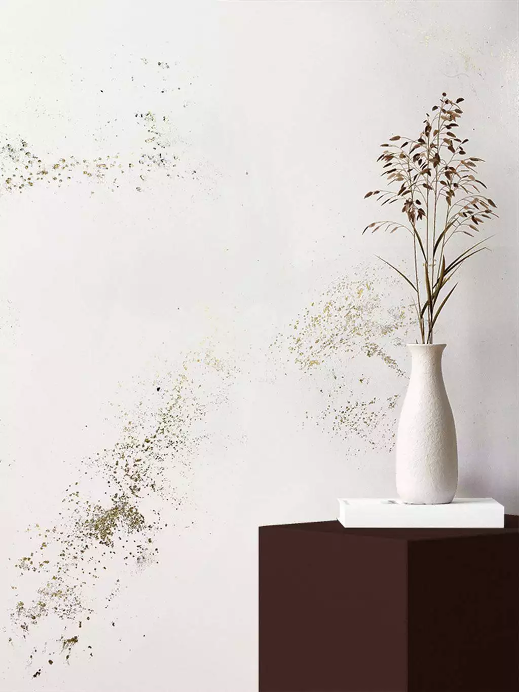 Igneous, granite - Metallic - Gold - Weiß - Custhom