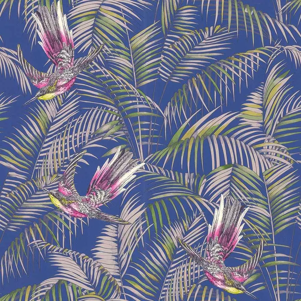 Haiko, col.04 - Blätter - Tapeten mit Vogelmotiven - Osborne & Little