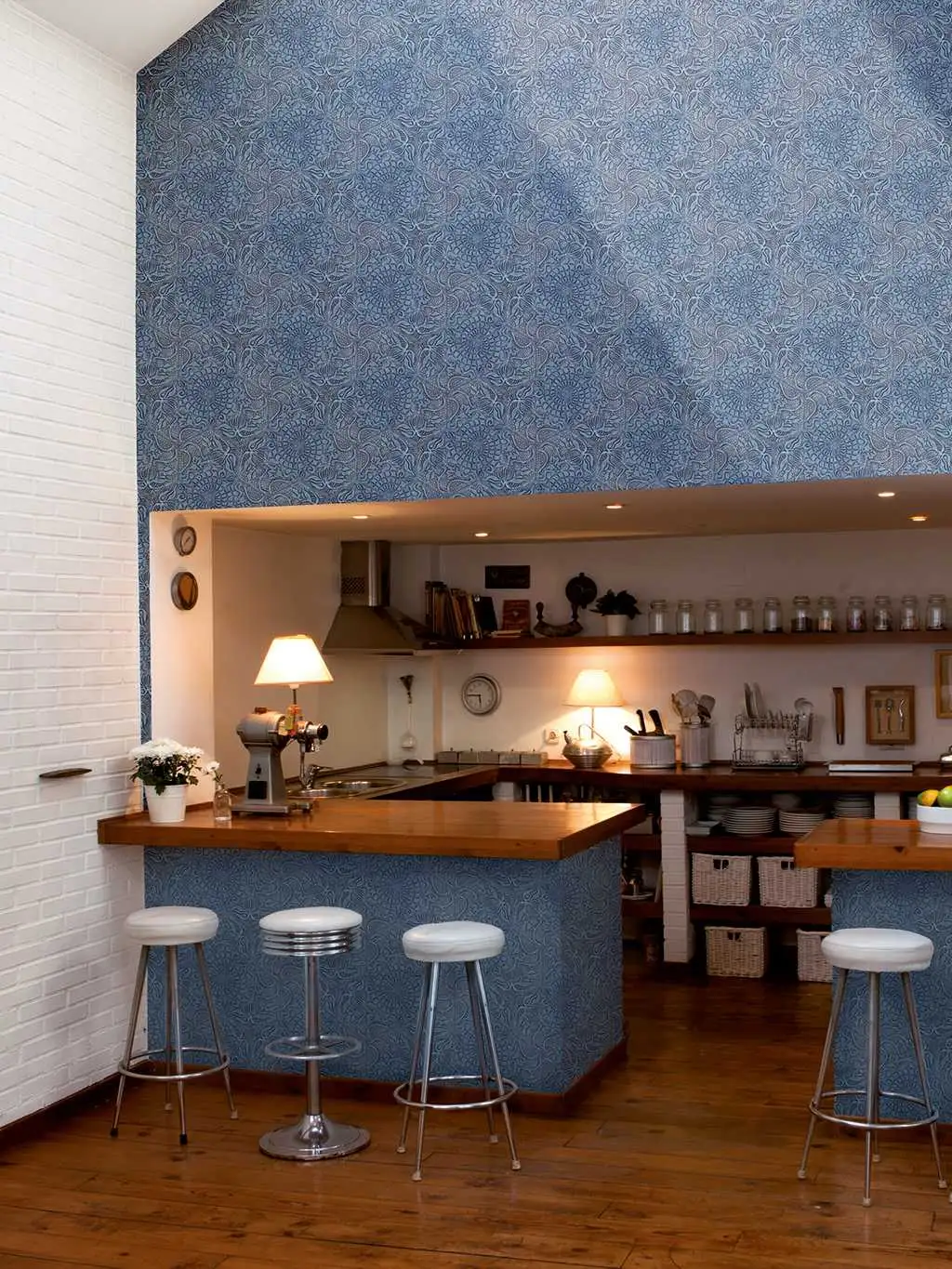 Dragon flower - Drachen - Fliesen - Kachel &amp - Steinoptik - Grau - Hellblau - COORDONNÈ