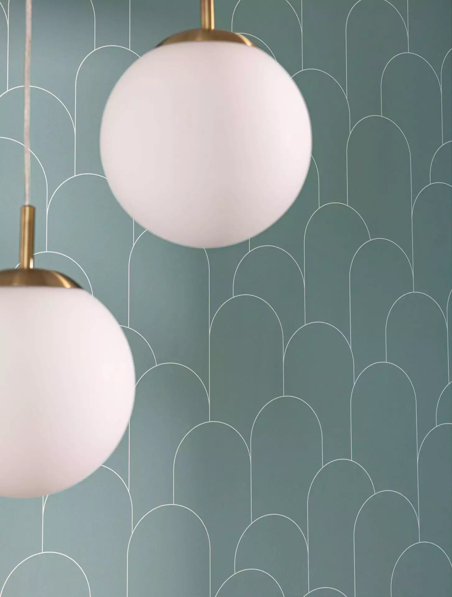 Ornament, col. 70 - Bögen - Hellblau - Türkis - Caselio