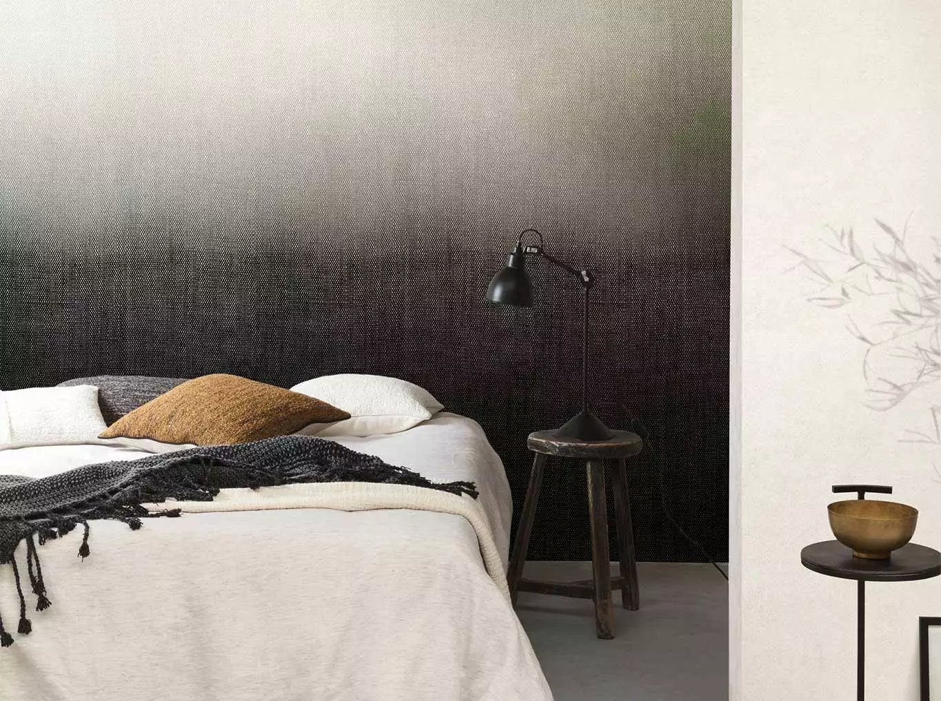 Shady Ink - Farbverlauf - Schwarz - Schwarz und Weiß - Masureel