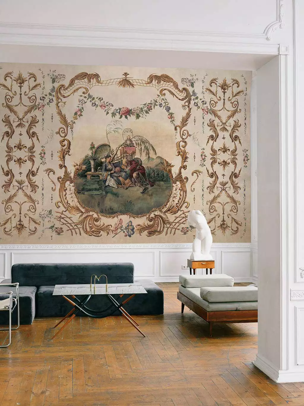 Ming Portrait Papyrus - Asia - Figuren - FotoTapeten - Klassische Muster - Landschaft - Multicolor - COORDONNÈ