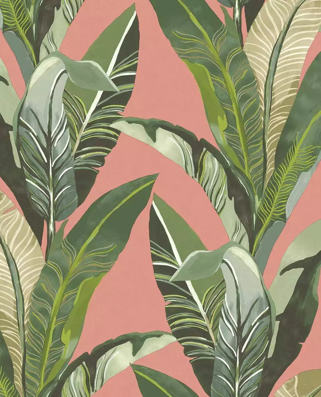 Vivid Banana, col.03 - Blätter - Multicolor - Eijffinger