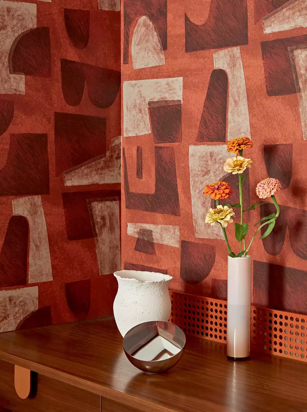 Tutto, col.06 - Grafische Muster - Moderne Muster - Braun - Creme - Èlitis