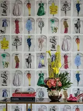Couture Carousel, bright multi pearl