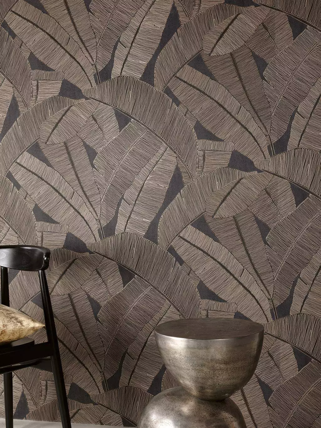 Banyan, col. 03 - Blätter - Bäume - Beige - Braun - Masureel