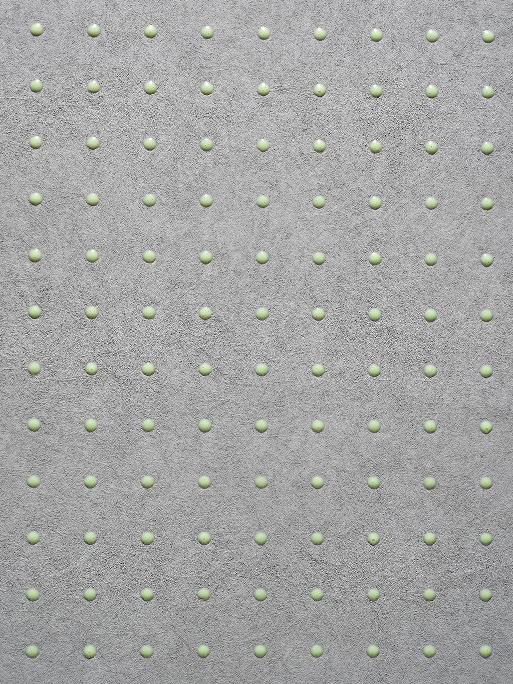 Dots, Morning Grey - 31006 - Punkte Tapeten - Grau - Hellgrün - Arte - Le Corbusier Wallcoverings