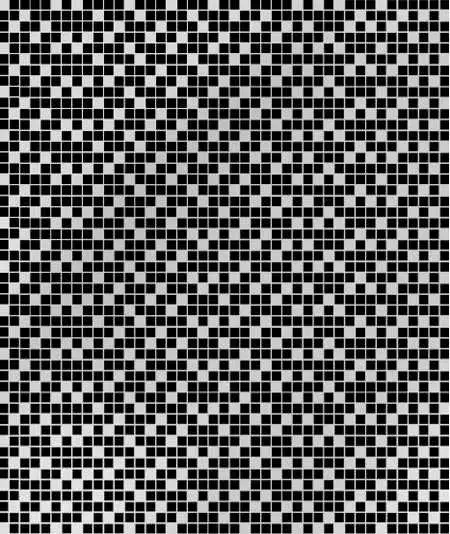 Tiles, col. 04 - Fliesen - Kachel &amp - Schwarz - Silber - Erica Wakerly