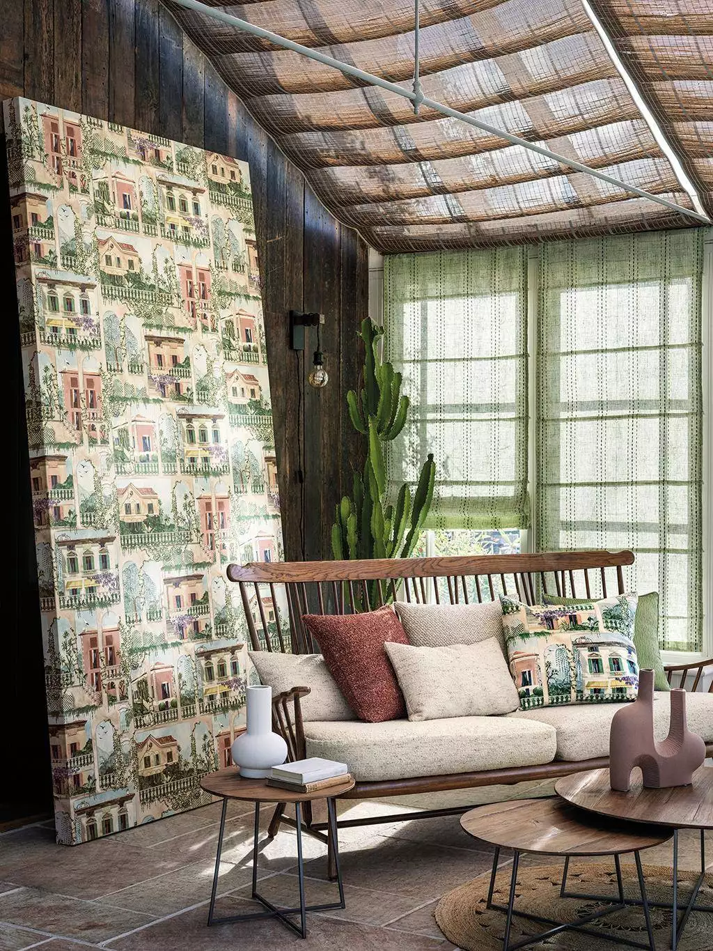 Villa Como, col. 01 - Gebäude - Moderne Muster - Stadt - Multicolor - Osborne & Little