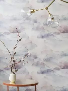 Cloud Wallpaper, col. Mauve