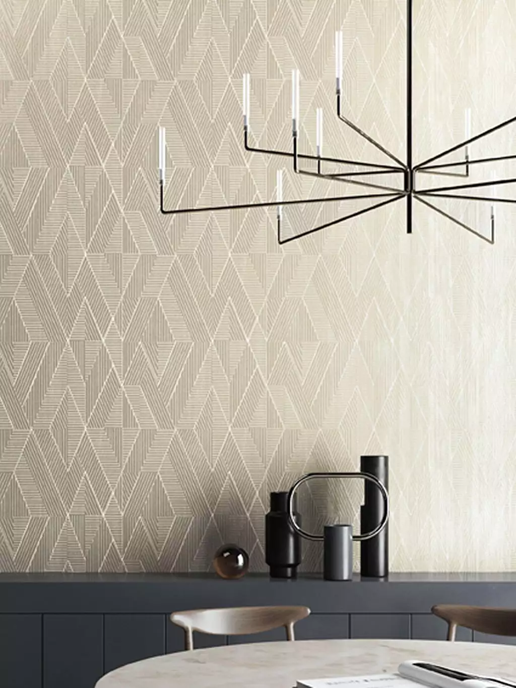 Barite Dove - Rauten - Creme - Weiß - Masureel