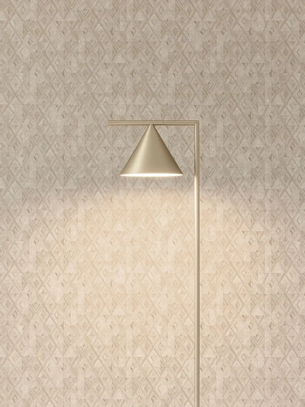 Giuglia Cream - Rauten - Creme - Gold - Masureel