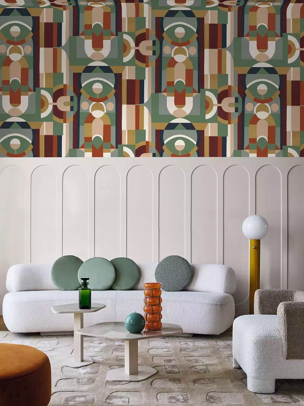  Vitrail, col. 08 - Grafische Muster - Moderne Muster - Multicolor - Casamance